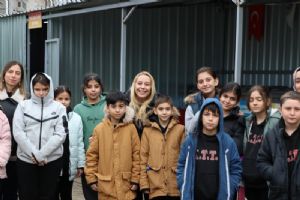 �iftlikk�y S�f�r At�k Tesisi'ne Kaytazdereli ��rencilerden Ziyaret
